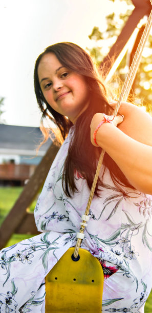 girl smiling